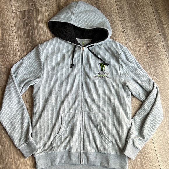 monster energy Tops Monster Energy Drink Supercross Zip Up Hoodie